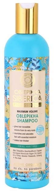 Natura Siberica Sea-Bucktorn sampon a haj maximális dússágáért  400 ml