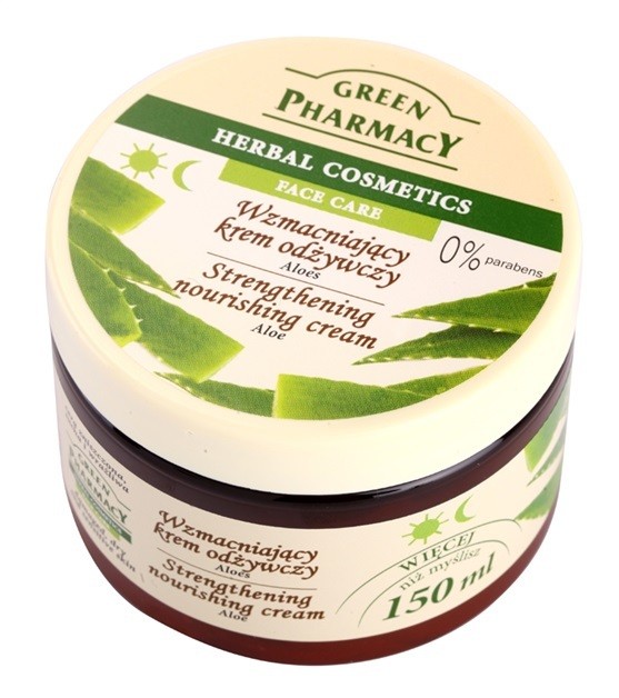 Green Pharmacy Face Care Aloe erősítő és tápláló krém  150 ml