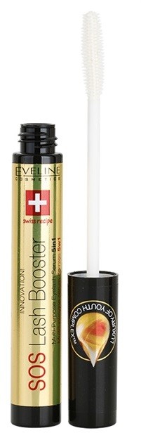 Eveline Cosmetics SOS Lash Booster megújító és növelő szérum szempillára regeneráló hatással  10 ml