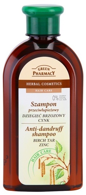 Green Pharmacy Hair Care Birch Tar & Zinc korpásodás elleni sampon  350 ml