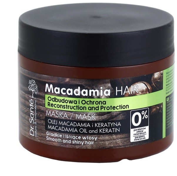 Dr. Santé Macadamia krémes maszk meggyengült hajra  300 ml