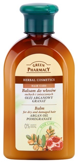 Green Pharmacy Hair Care Argan Oil & Pomegranate balzsam száraz és sérült hajra  300 ml