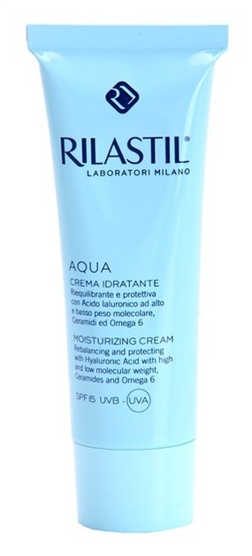 Rilastil Aqua hidratáló arckrém SPF 15  50 ml