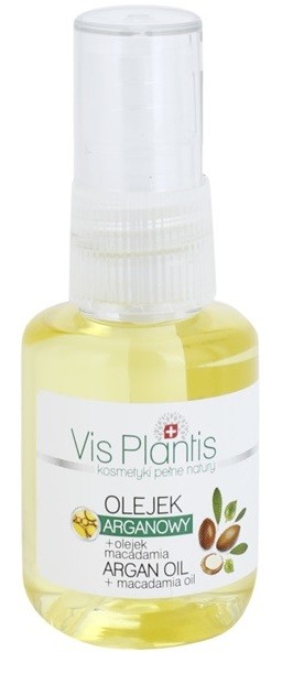 Vis Plantis Care Oils argán olaj arcra, testre és hajra Enriched with Macadamia Oil 30 ml