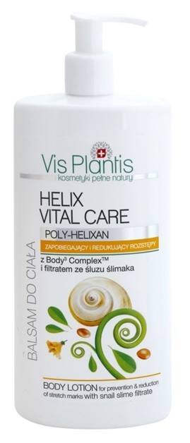 Vis Plantis Helix Vital Care testápoló tej a striák ellen csiga kivonattal Poly-Helixan 500 ml