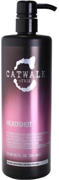 TIGI Catwalk Headshot intenzíven regeneráló kondicionáló a kémiailag kezelt hajra  750 ml