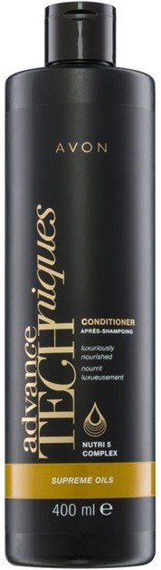 Avon Advance Techniques Supreme Oils intenzív tápláló kondicionáló luxus olajokkal minden hajtípusra  400 ml