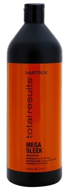Matrix Total Results Mega Sleek sampon a rakoncátlan és töredezett hajra  1000 ml