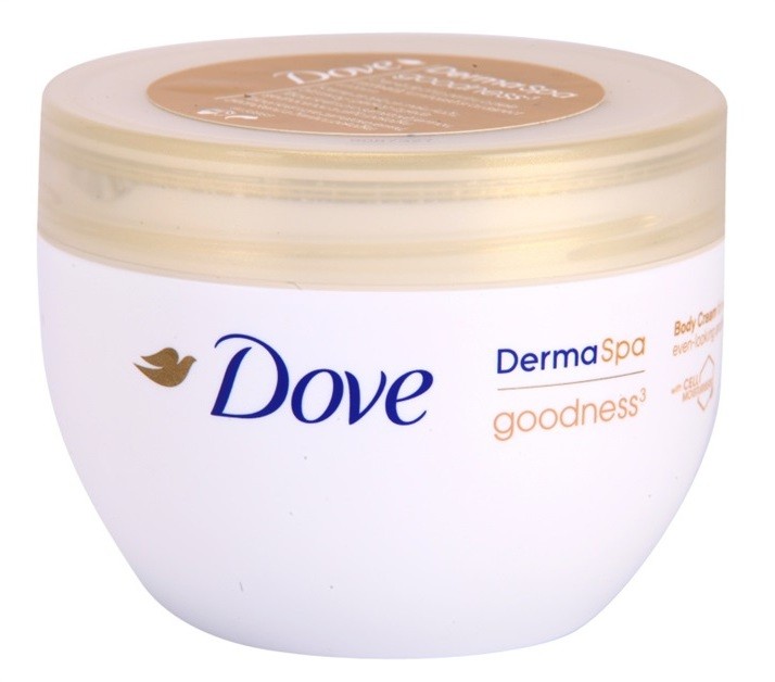 Dove DermaSpa Goodness³ testápoló krém a finom és sima bőrért  300 ml