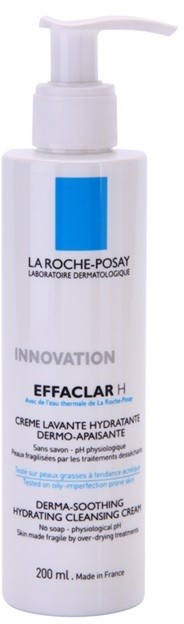 La Roche-Posay Effaclar H hidratáló tisztító krém problémás és pattanásos bőrre  200 ml
