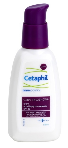 Cetaphil DermaControl hidratáló mattító krém SPF 30  118 ml
