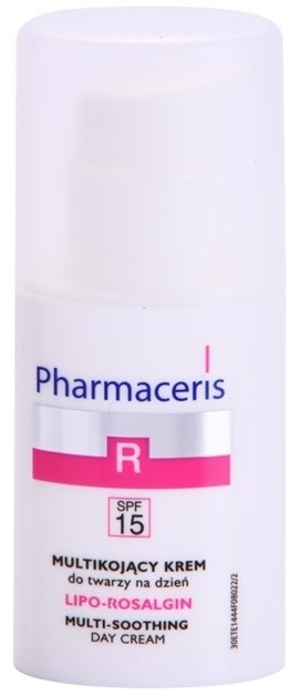 Pharmaceris R-Rosacea Lipo-Rosalgin nyugtató krém Érzékeny, bőrpírra hajlamos bőrre SPF 15  30 ml