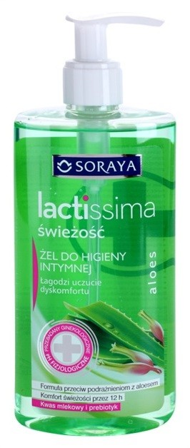 Soraya Lactissima frissítő intim higiéniás gél aloe vera  300 ml