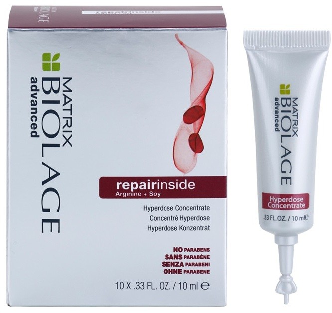 Matrix Biolage Advanced Repair Inside kúra a sérült haj ápolására parabénmentes  10x10 ml