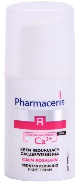 Pharmaceris R-Rosacea Calm-Rosalgin nyugtató éjszakai krém Érzékeny, bőrpírra hajlamos bőrre  30 ml