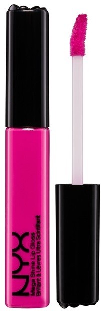 NYX Professional Makeup Mega Shine ajakfény árnyalat 136 Dolly Pink 11 ml