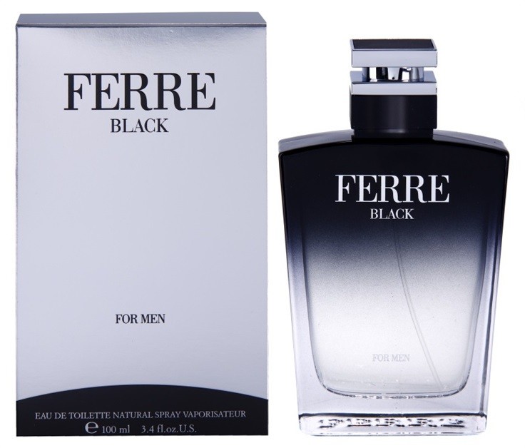 Gianfranco Ferré Ferré Black eau de toilette férfiaknak 100 ml