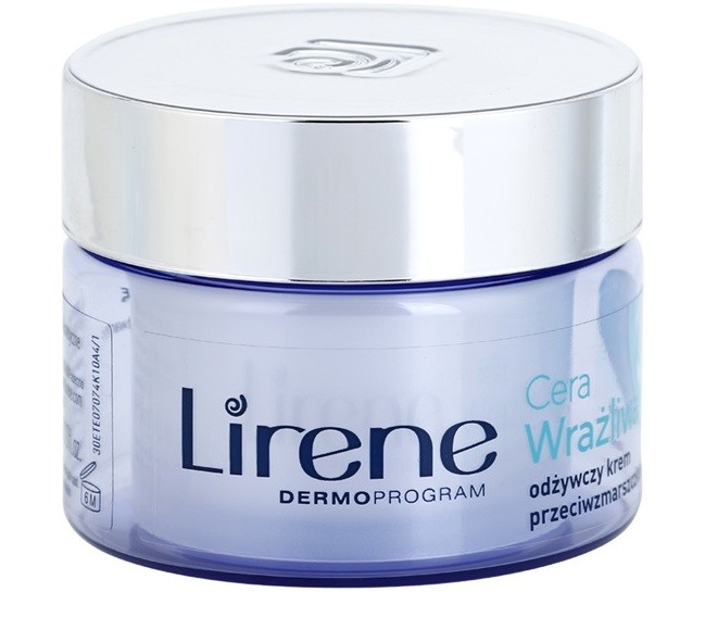 Lirene Sensitive Skin tápláló ráncok elleni krém SPF 15  50 ml