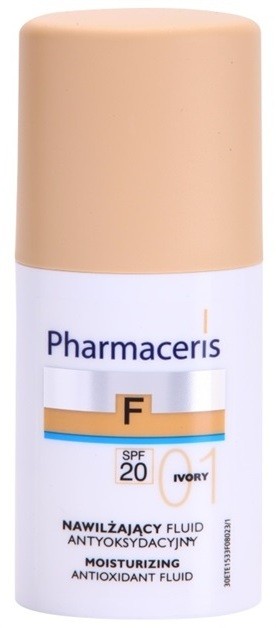 Pharmaceris F-Fluid Foundation hidratáló make-up SPF 20 árnyalat 01 Ivory  30 ml