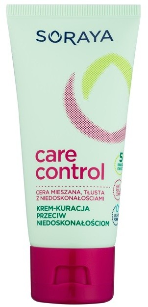 Soraya Care & Control krém a bőrhibákra kombinált és zsíros bőrre  50 ml