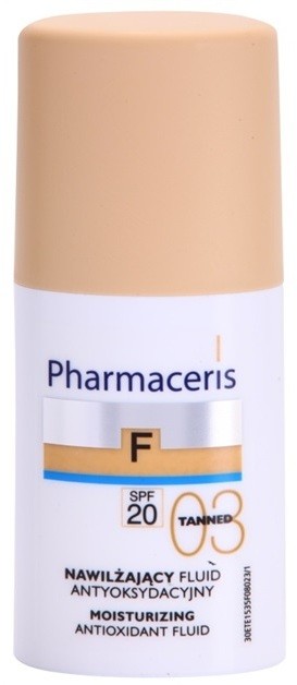 Pharmaceris F-Fluid Foundation hidratáló make-up SPF 20 árnyalat 03 Tanned  30 ml