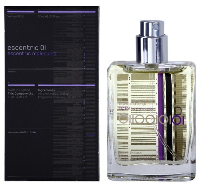 Escentric Molecules Escentric 01 eau de toilette unisex 30 ml utántöltő vapo
