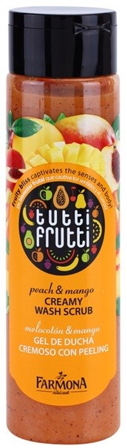 Farmona Tutti Frutti Peach & Mango krémes fürdőpeeling  250 ml
