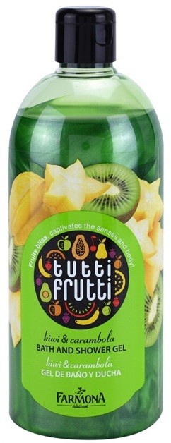 Farmona Tutti Frutti Kiwi & Carambola tusoló- és fürdőgél  500 ml