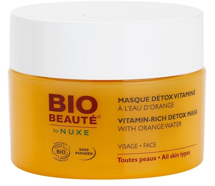 Bio Beauté by Nuxe Masks and Scrubs vitaminos méregtelenítő maszk narancsvízzel  50 ml