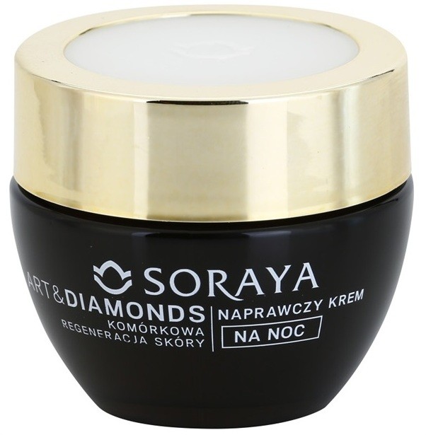 Soraya Art & Diamonds regeneráló éjszakai krém a bőrsejtek megújulásáért 60+  50 ml
