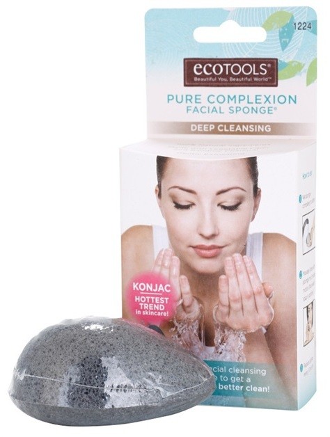 EcoTools Pure Complexion mélytisztító konjac szivacs arcbőrre 1224