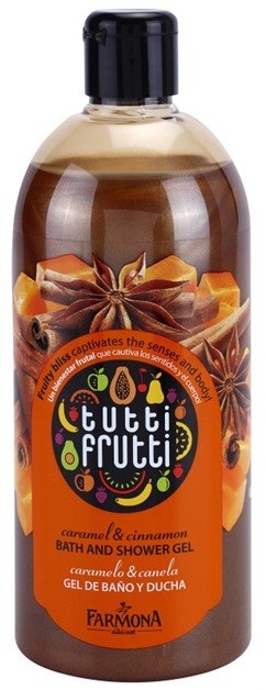 Farmona Tutti Frutti Caramel & Cinnamon tusoló- és fürdőgél  500 ml