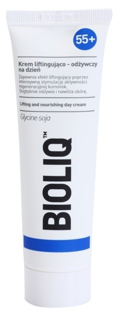 Bioliq 55+ tápláló és liftinges krém intenzív helyreállító és bőrfeszesítő  50 ml