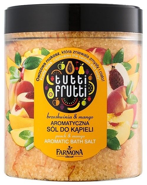 Farmona Tutti Frutti Peach & Mango fürdősó  600 g