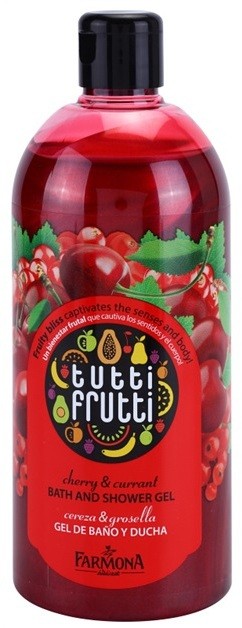 Farmona Tutti Frutti Cherry & Currant tusoló- és fürdőgél  500 ml