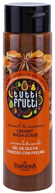 Farmona Tutti Frutti Caramel & Cinnamon krémes fürdőpeeling  250 ml