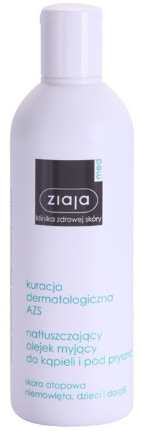 Ziaja Med Atopic Dermatitis Care fürdő- és tusoló olaj atópiás bőrre gyermekeknek és felnőtteknek  270 ml