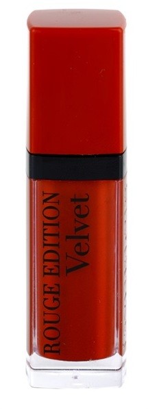 Bourjois Rouge Edition Velvet folyékony rúzs matt hatással árnyalat 01 Personne Ne Rouge! 7,7 ml