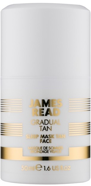 James Read Gradual Tan önbarnító éjszakai hidratáló maszk az arcra  50 ml
