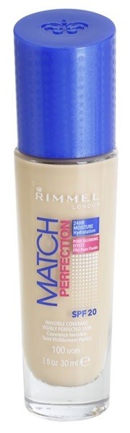 Rimmel Match Perfection folyékony make-up SPF 20 árnyalat 100 Ivory 30 ml