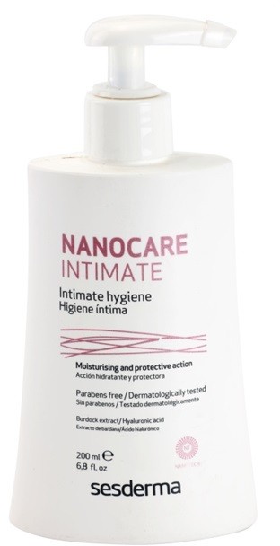 Sesderma Nanocare Intimate tusfürdő gél intim higiéniára  200 ml