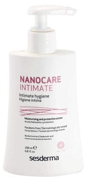 Sesderma Nanocare Intimate tusfürdő gél intim higiéniára  200 ml