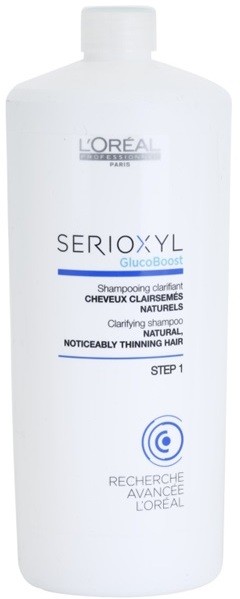 L’Oréal Professionnel Serioxyl GlucoBoost tisztító sampon a természetes, ritkuló hajra  1000 ml