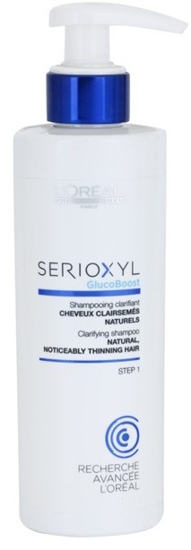 L’Oréal Professionnel Serioxyl GlucoBoost tisztító sampon a természetes, ritkuló hajra  250 ml