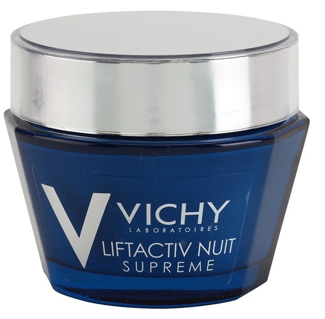 Vichy Liftactiv Supreme éjszakai feszesítő és ránctalanító krém lifting hatással  50 ml