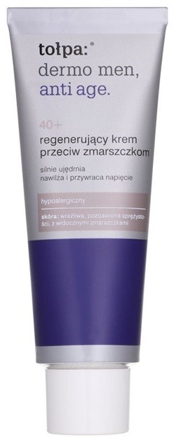 Tołpa Dermo Men 40+ regeneráló krém a ráncok ellen  40 ml