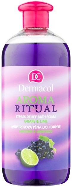 Dermacol Aroma Ritual stresszoldó fürdőhab szőlő és lime  500 ml