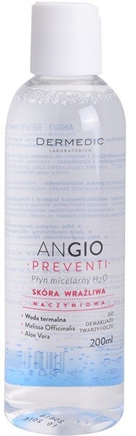 Dermedic Angio Preventi micelláris víz Érzékeny, bőrpírra hajlamos bőrre  200 ml