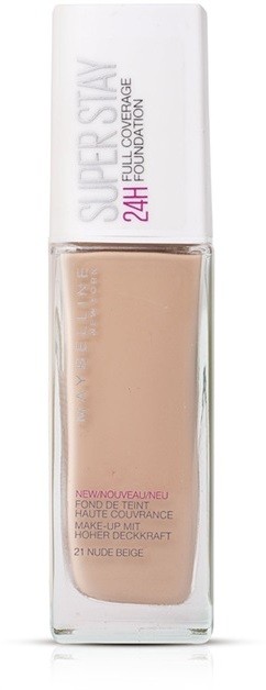 Maybelline SuperStay 24H folyékony fedő make-up árnyalat 21 Nude Beige 30 ml