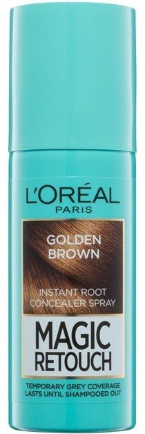 L’Oréal Paris Magic Retouch spray a lenövések azonnali elfedéséhez árnyalat Golden Brown 75 ml